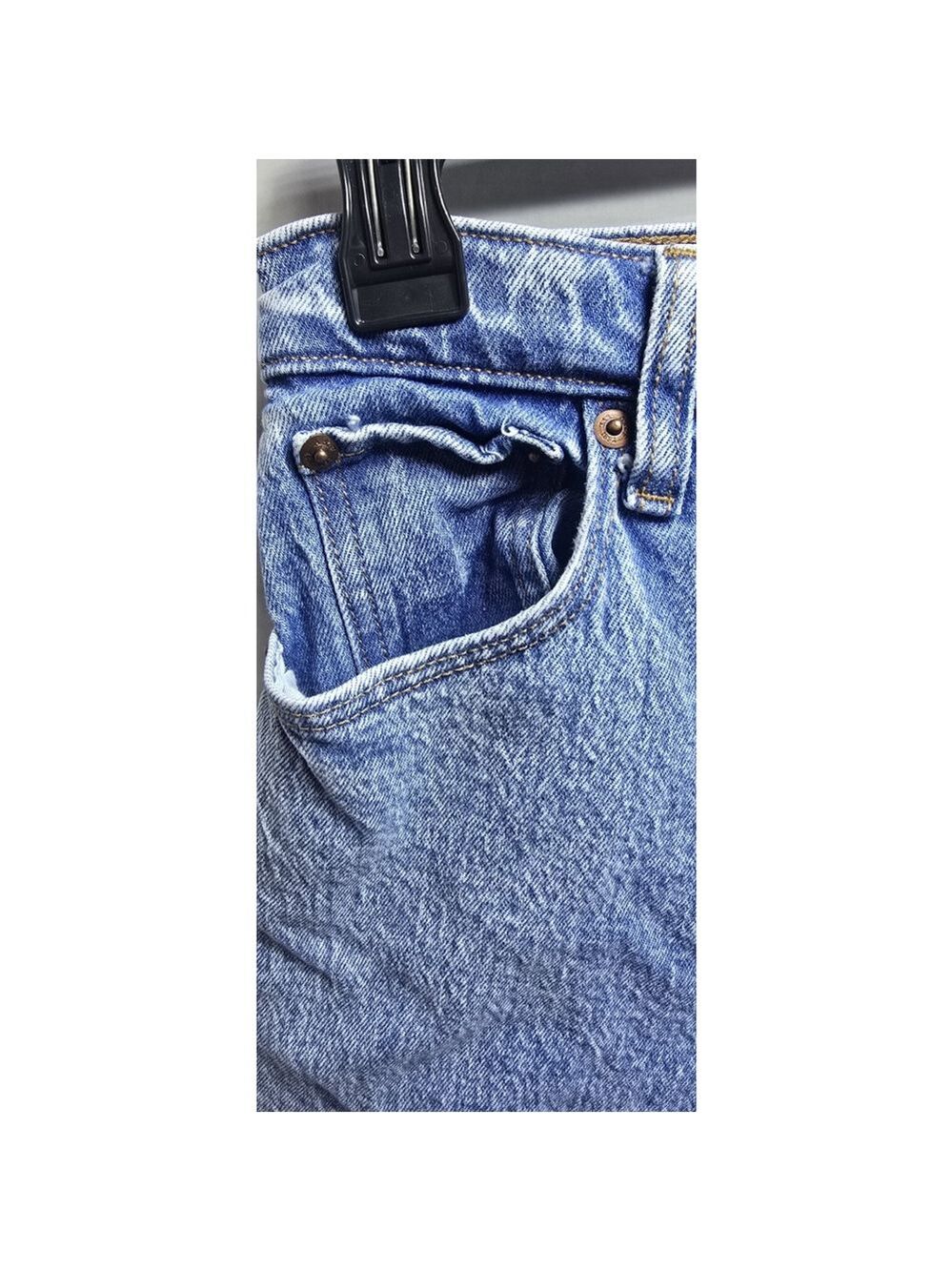 Abercrombie & Fitch Jeans 24|00s The '90s Straight Ultra High Rise Curve Love - Picture 8 of 13